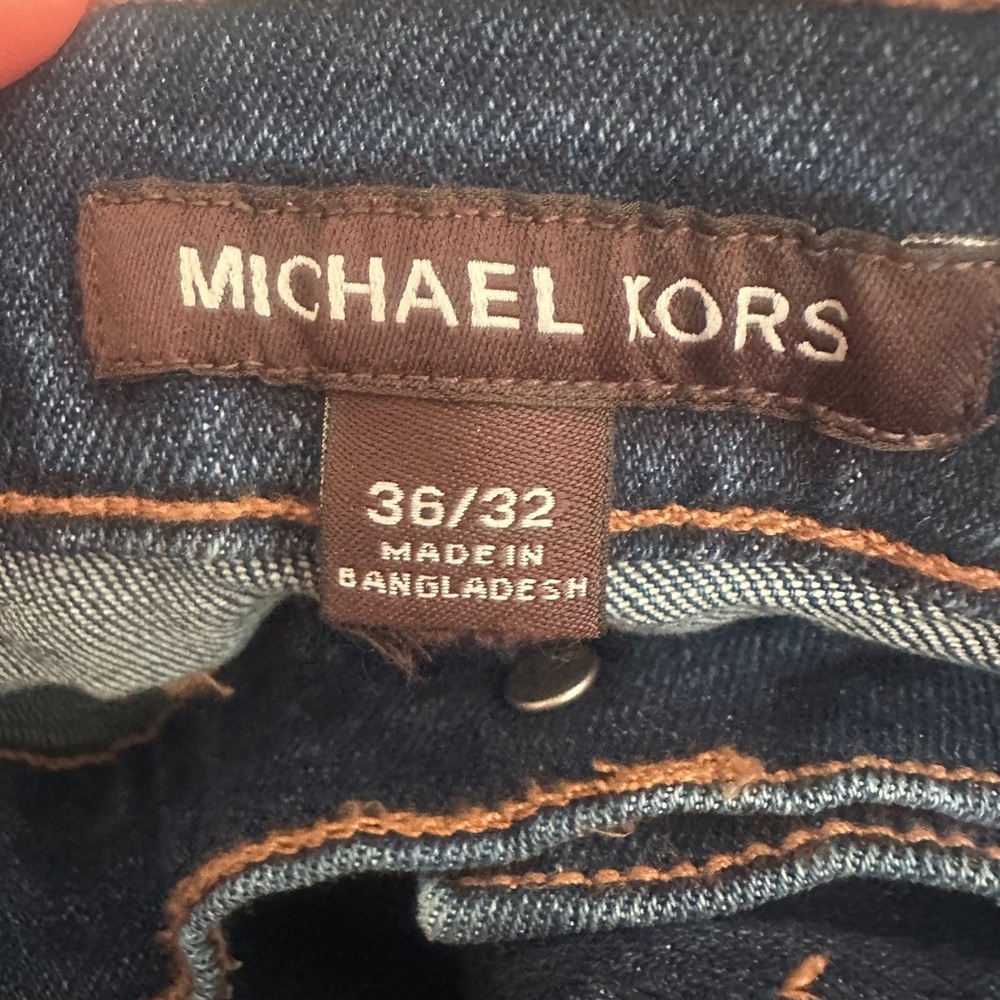 NWT Michael‎ Kors Parker Slim Fit Denim Jeans Men’s 36 X 32 - Picture 4 of 5